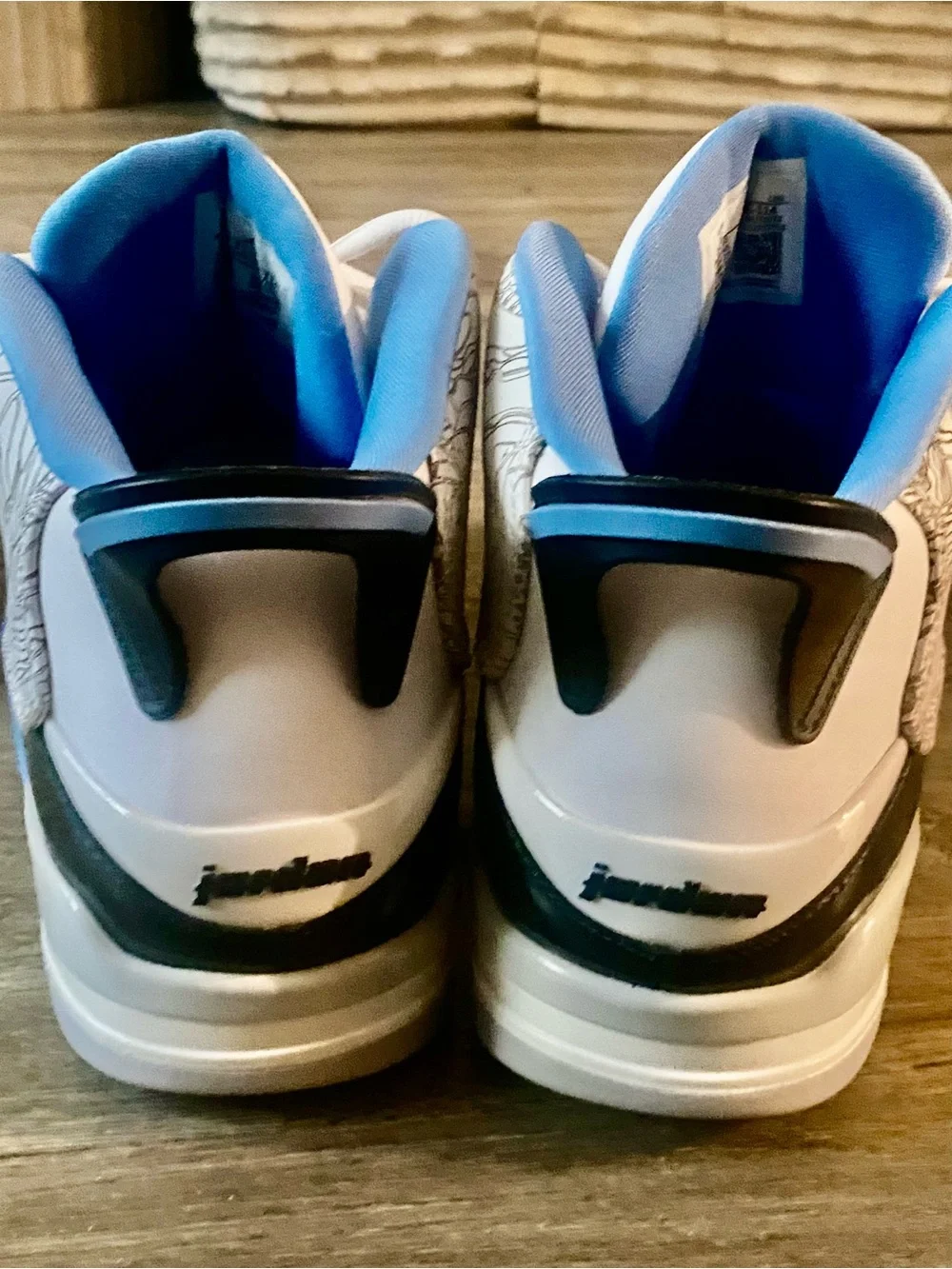 Air Jordan Dub Zero University Blue White Black Sneakers Men’s Size 11